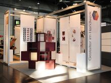 Messestand für Gestalter im Handwerk auf Designers Open in Leipzig